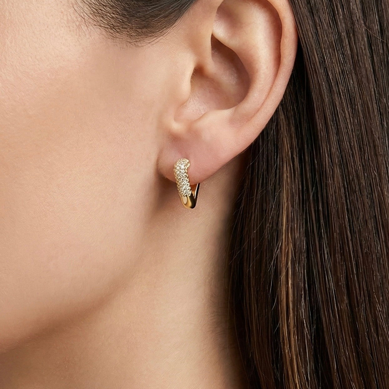 V earrings - Stainless Steel