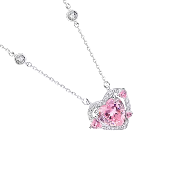 blushing pink - 925 Silver necklace