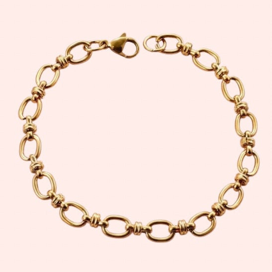 Oval link chain bracelet - Stainless Steel