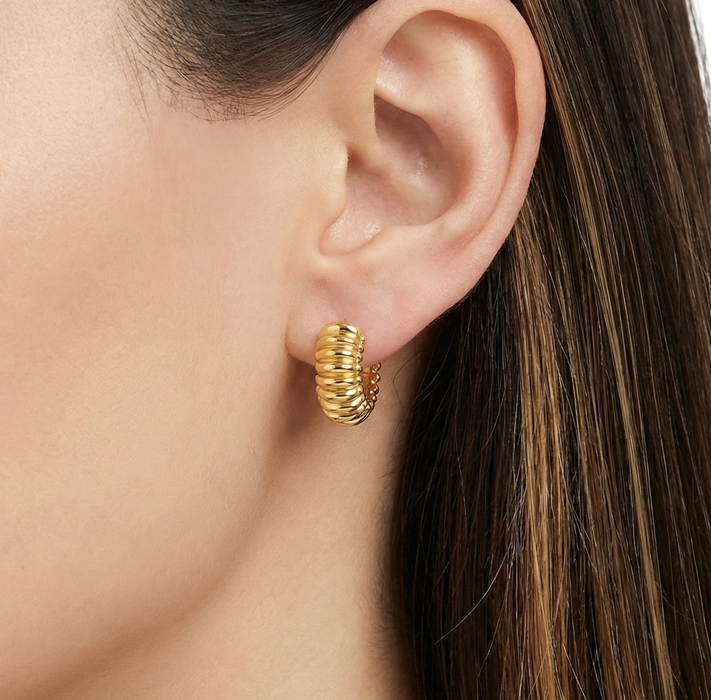 Chunky hoops - Stainless Steel