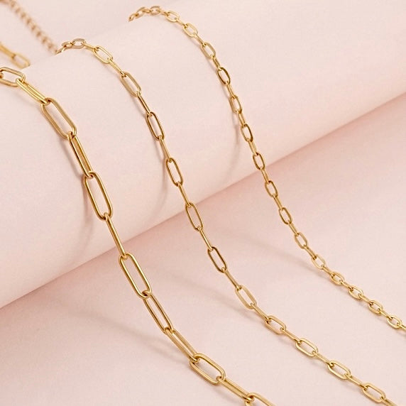 Paperclip chain bracelets - Stainless Steel