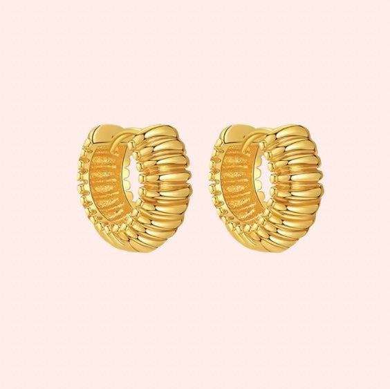 Chunky hoops - Stainless Steel