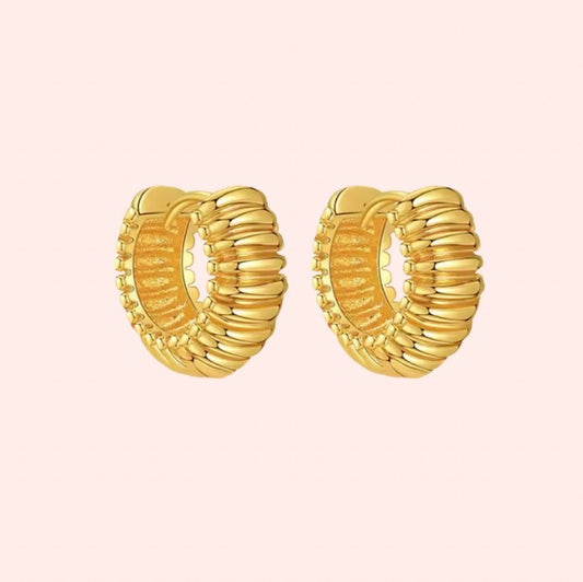 Chunky hoops - Stainless Steel